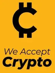 We accept crypto